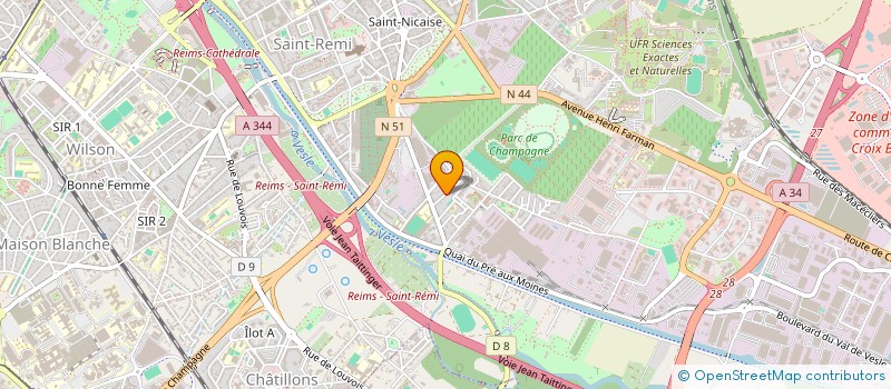 localisation de l'entreprise DJIBRIL & ISMAEL INTERNATIONAL à REIMS