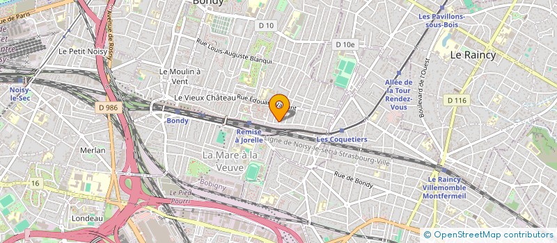 localisation de l'entreprise DJIBRIL KAYNA  BONDY