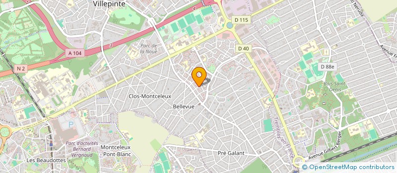 localisation de l'entreprise DJIDODO (LA PATIENTE) à VILLEPINTE