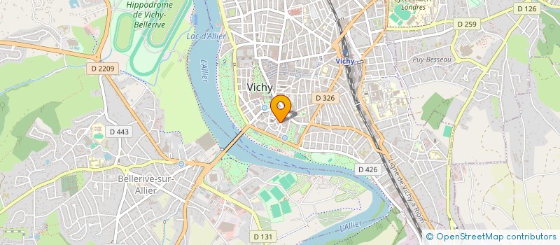 localisation de l'entreprise DJIGUI RYTHME à VICHY