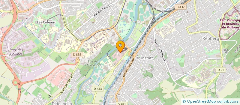 localisation de l'entreprise DJIKE FACTOR  BRUNSTATT-DIDENHEIM