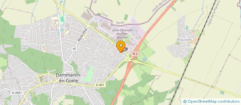 localisation de l'entreprise DJIMAAR à DAMMARTIN-EN-GOELE