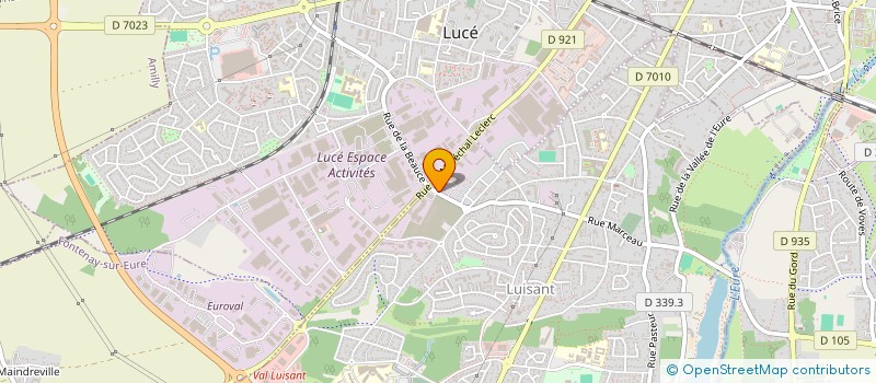 localisation de l'entreprise DJIMANI SECURITE PRIVEE à LUISANT