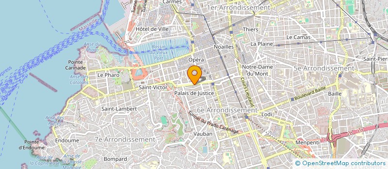 localisation de l'entreprise DJINBAUD à MARSEILLE