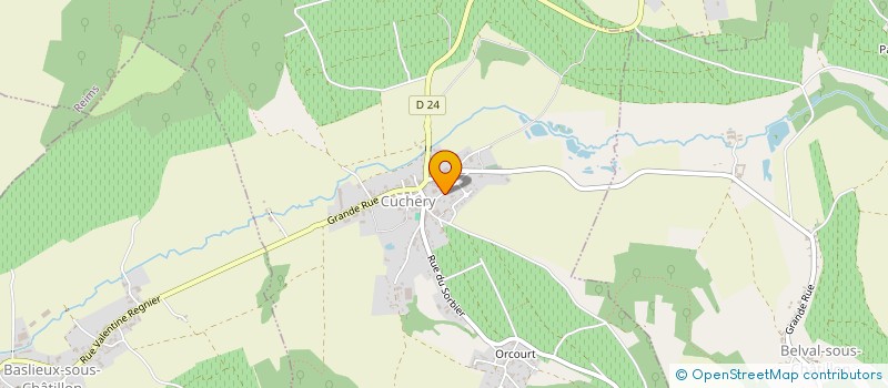 localisation de l'entreprise DJINN  CUCHERY