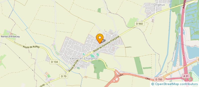 localisation de l'entreprise DJINO  VAROIS-ET-CHAIGNOT