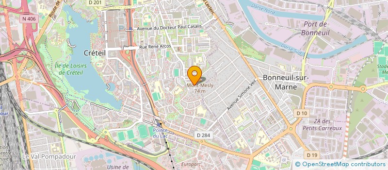 localisation de l'entreprise DJIRO SENECHAL LTD  CRETEIL