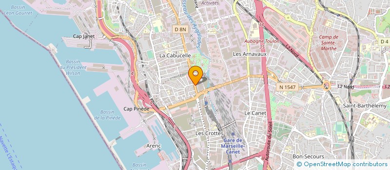 localisation de l'entreprise DJISSO à MARSEILLE
