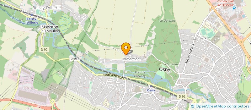 localisation de l'entreprise DJK RENOV à OSNY