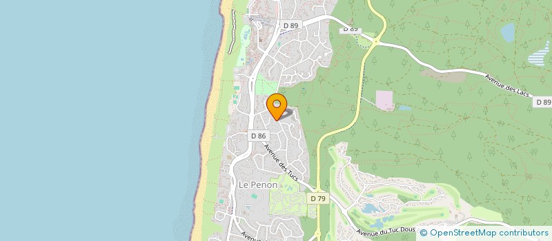 localisation de l'entreprise DJL  SEIGNOSSE