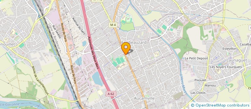 localisation de l'entreprise DJL  FONBEAUZARD