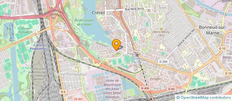 localisation de l'entreprise DJL  CRETEIL