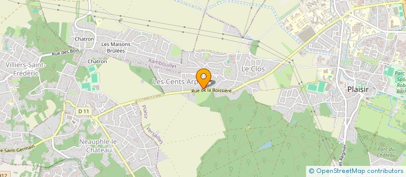 localisation de l'entreprise DJL COUVERTURE  PLAISIR