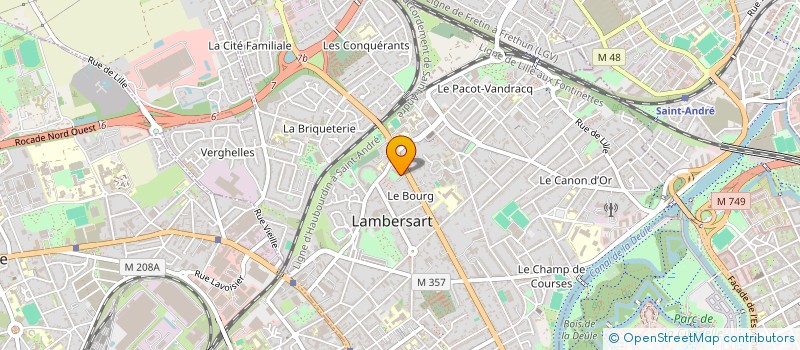 localisation de l'entreprise DJL ENGINEERING à LAMBERSART