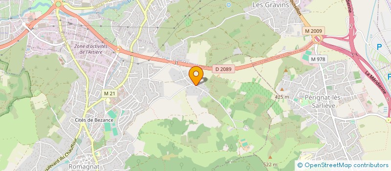 localisation de l'entreprise DJLG1  ROMAGNAT