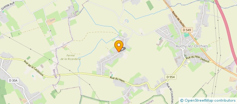 localisation de l'entreprise DJLJ  AUCHY-LEZ-ORCHIES