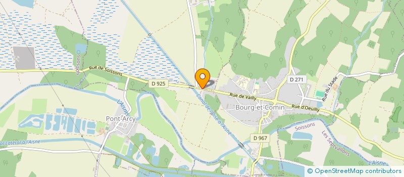 localisation de l'entreprise DJM  BOURG-ET-COMIN