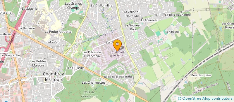 localisation de l'entreprise DJM CARS  SAINT-AVERTIN