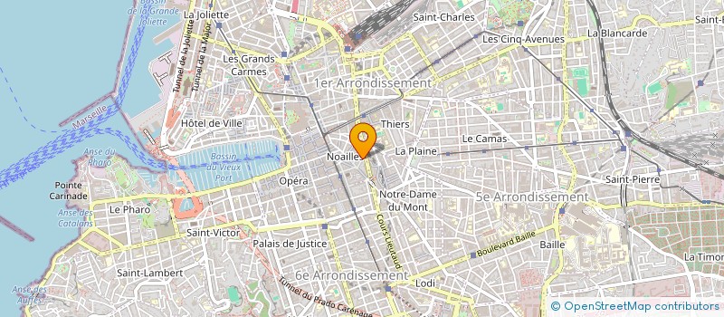 localisation de l'entreprise DJM COMMUNICATION à MARSEILLE