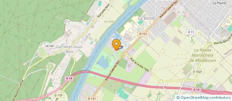 localisation de l'entreprise DJM GESTION & PROD  MONTESSON