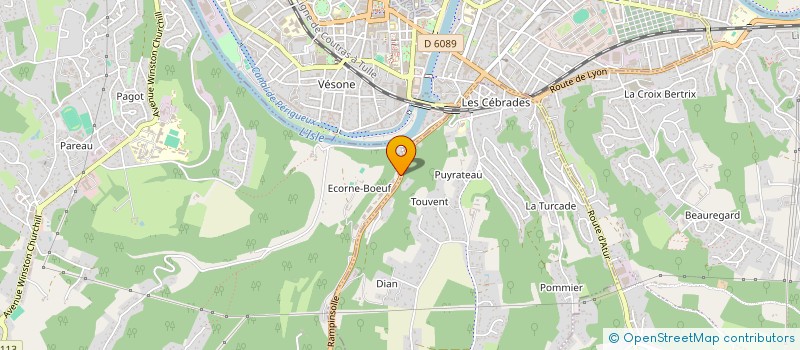 localisation de l'entreprise DJM IMMO  COULOUNIEIX-CHAMIERS