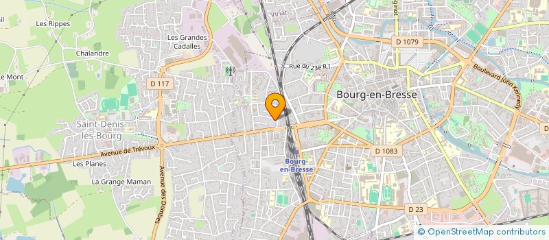 localisation de l'entreprise DJM-TECHNOLOGIE à BOURG-EN-BRESSE