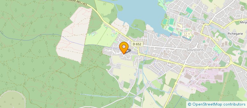 localisation de l'entreprise DJM TRANSPORTS  SOUSTONS