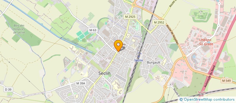 localisation de l'entreprise DJM59  SECLIN