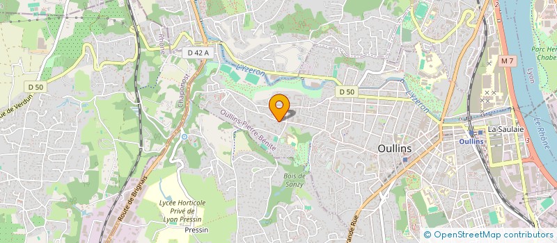 localisation de l'entreprise DJN  OULLINS-PIERRE-BENITE