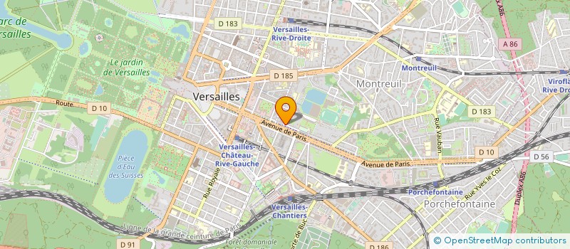 localisation de l'entreprise DJN GESTION PRIVEE à VERSAILLES