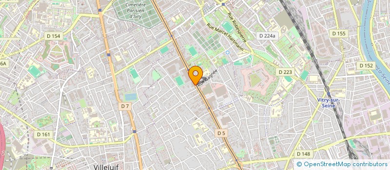 localisation de l'entreprise DJN RENOV à VITRY-SUR-SEINE