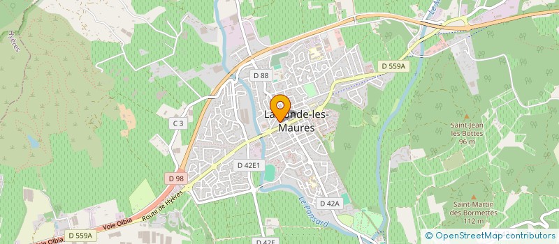 localisation de l'entreprise DJNA COIFF à LA LONDE-LES-MAURES