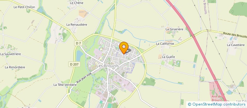 localisation de l'entreprise DJO ESTHETIQUE AUTO  LES BROUZILS