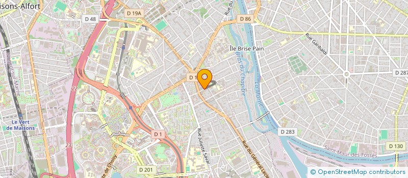 localisation de l'entreprise DJO EXPRESS à CRETEIL