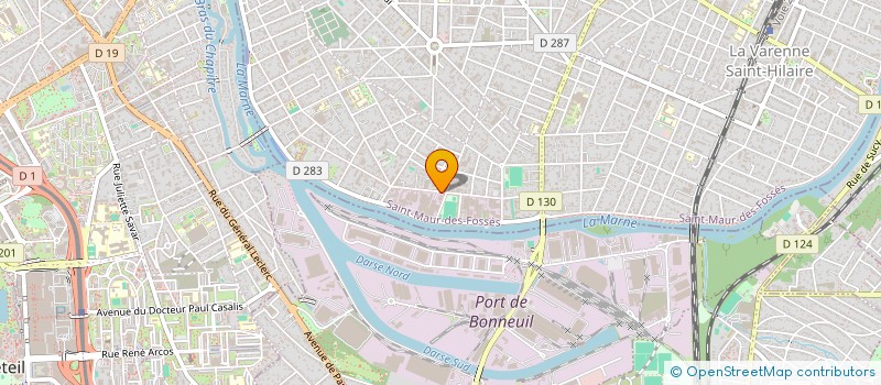localisation de l'entreprise DJO NEGOCE à SAINT-MAUR-DES-FOSSES