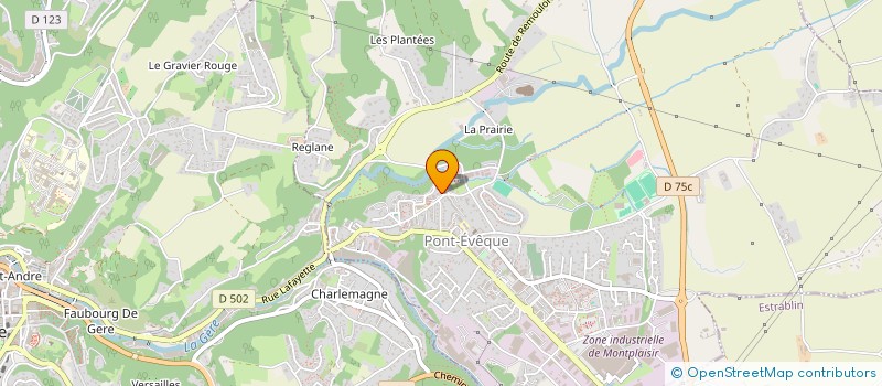 localisation de l'entreprise DJO-RENOV à PONT-EVEQUE