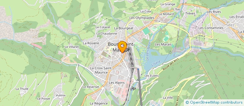 localisation de l'entreprise DJOB  BOURG-SAINT-MAURICE