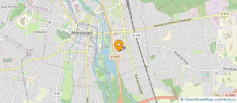 localisation de l'entreprise DJOB BTP GC  ASSAINISSEMENT, DEMOLITION & ECURAGE. MACONNERIE GENERALE & RENOVATION  MONTARGIS