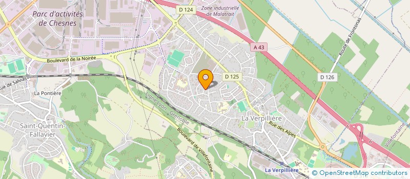 localisation de l'entreprise DJOBI  LA VERPILLIERE