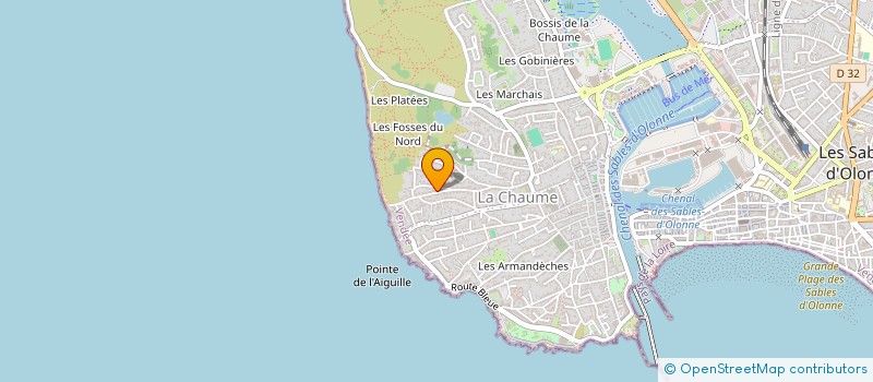 localisation de l'entreprise DJOBI à LES SABLES D'OLONNE
