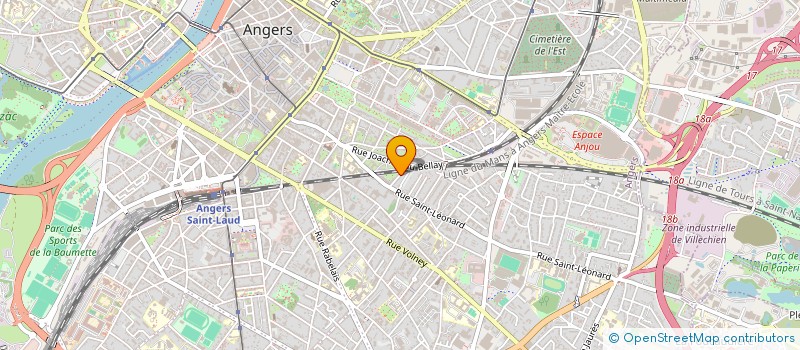 localisation de l'entreprise DJODI SEXTET à ANGERS