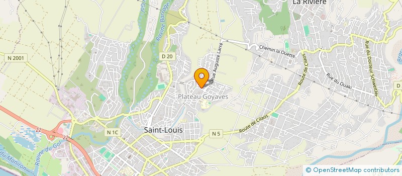 localisation de l'entreprise DJOHN POWER PUISSANCE AUTOMOBILE à SAINT-LOUIS