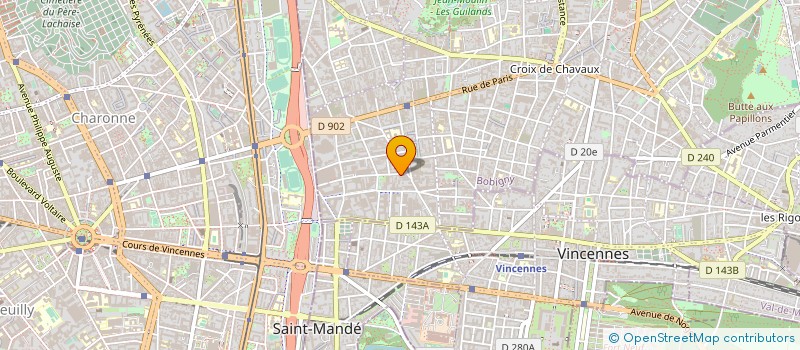 localisation de l'entreprise DJOLIBA TRANSPORT à MONTREUIL