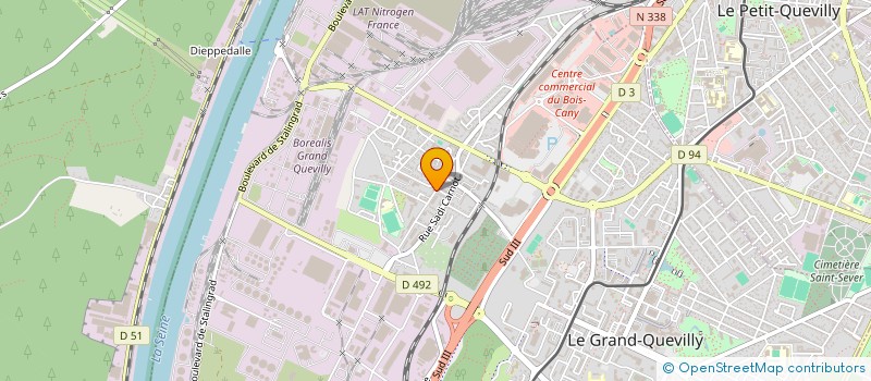 localisation de l'entreprise DJOLOF RENT à LE GRAND-QUEVILLY