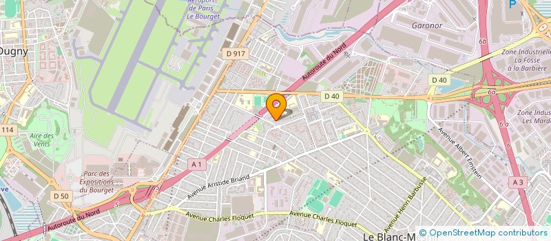 localisation de l'entreprise DJONA RENT à LE BLANC-MESNIL