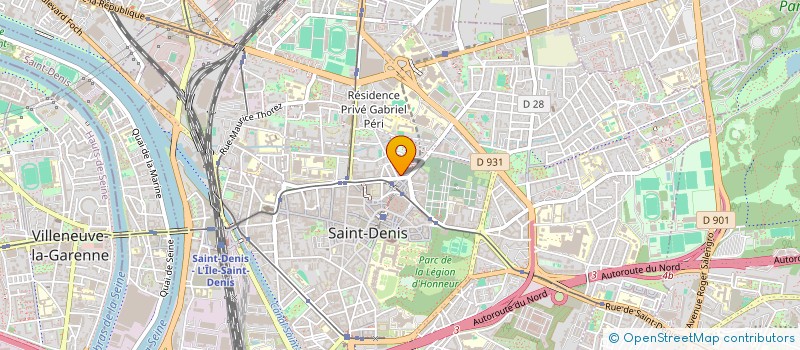localisation de l'entreprise DJORDJEVIC BAT à SAINT-DENIS