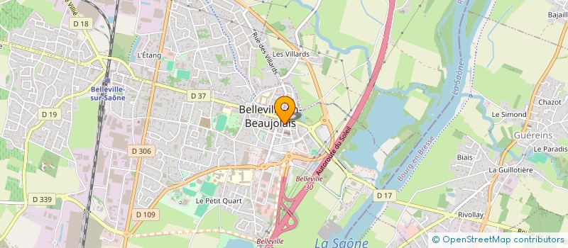 localisation de l'entreprise DJORFPRESTIGE à BELLEVILLE-EN-BEAUJOLAIS