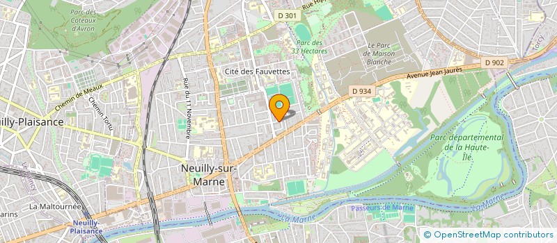 localisation de l'entreprise DJOUADI LOCATION à NEUILLY-SUR-MARNE