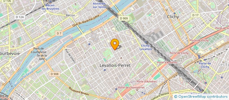 localisation de l'entreprise DJOUDI AFFRETEMENT TRANSPORTS ET LOGISTIQUES à LEVALLOIS PERRET