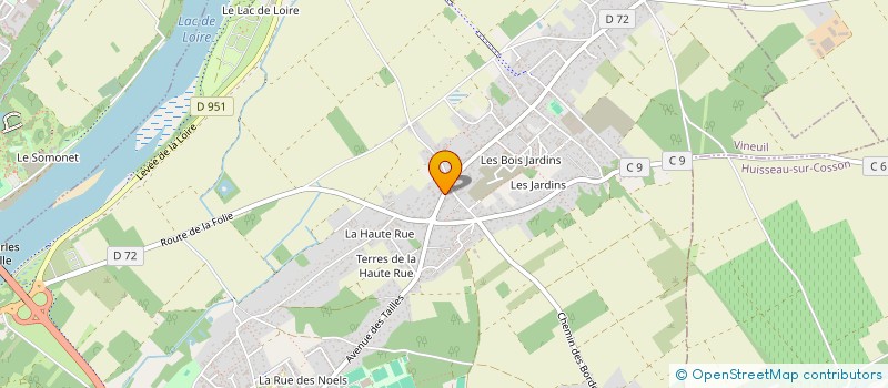 localisation de l'entreprise DJOULIAN  VINEUIL